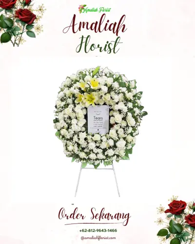 Krans Bunga Duka Cita di Keseneng