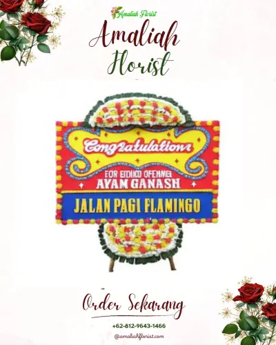 Bunga Papan Congratulation di Keseneng